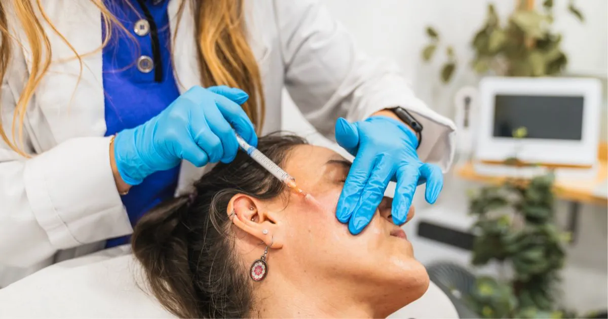 A medical professional administers Biostimulatory Injectables in Stillwater, OK