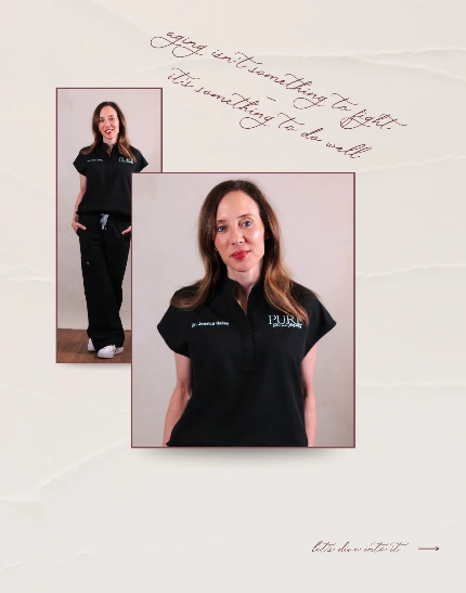 Pure Skin and Aesthetics wellness and beauty social media post