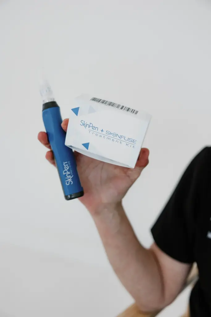 SkinPen microneedling treatment for acne scars fine lines and skin texture